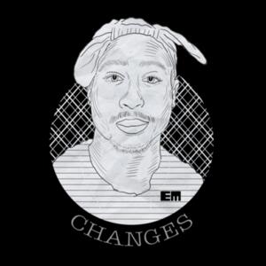 T-shirt women Tupac - Changes Design