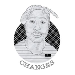 T-shirt men - Tupac Changes Design