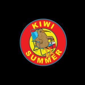 Hoodie men Kiwi Summer Design