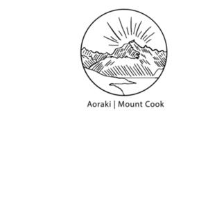 T-shirt men - Mount Cook Design